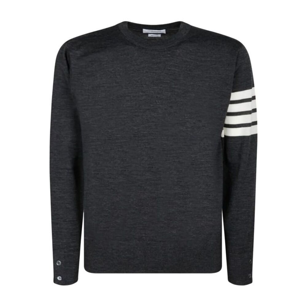 Thom Browne Men Wool 4-Bar Pullover